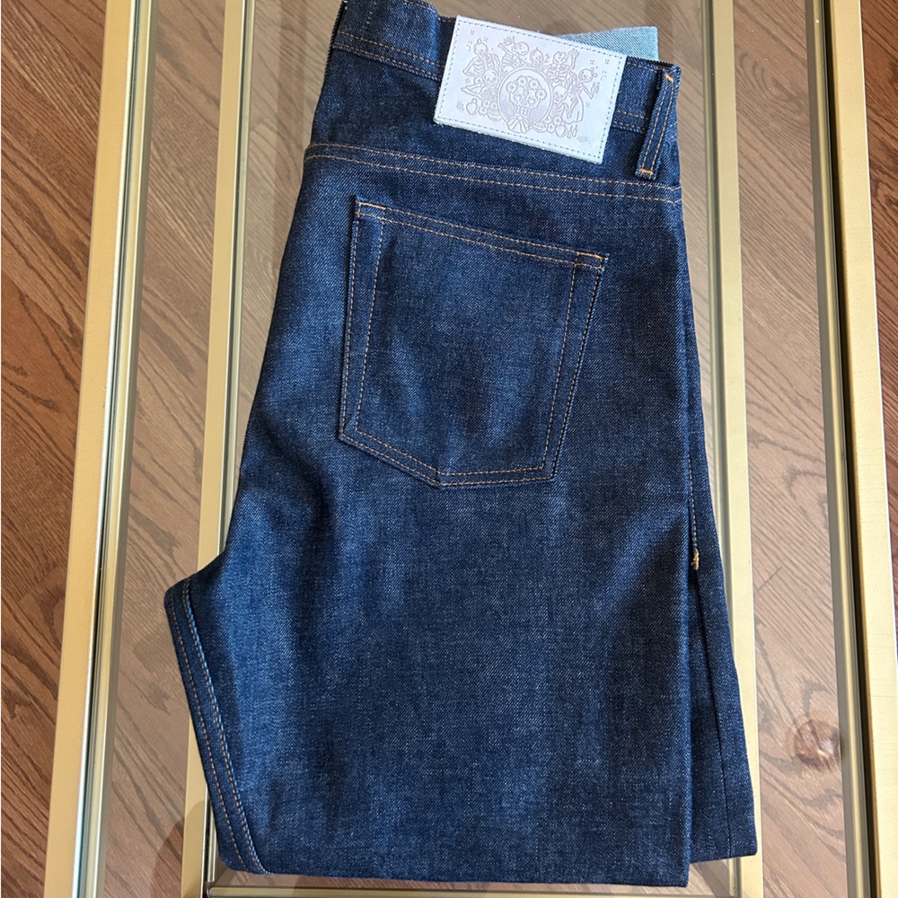Naked & Famous Weird Guy, Dia De Los Muertos Selvedge Jeans Size 34